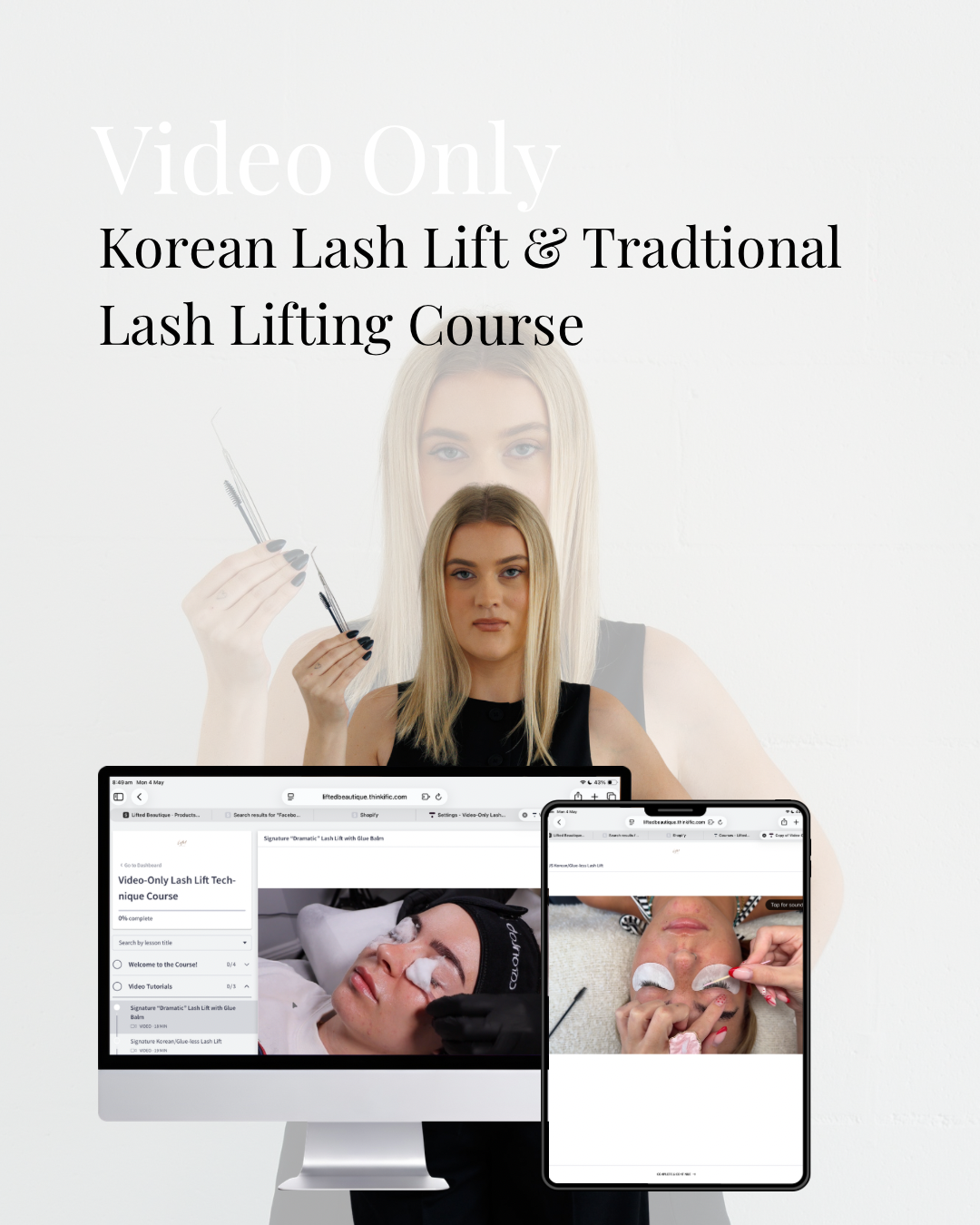 Video-Only Lash Lift Technique Course