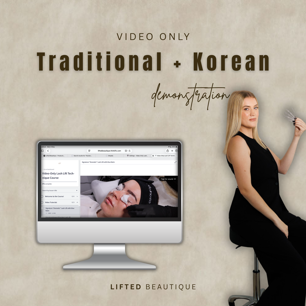 Video-Only Lash Lift Technique Course